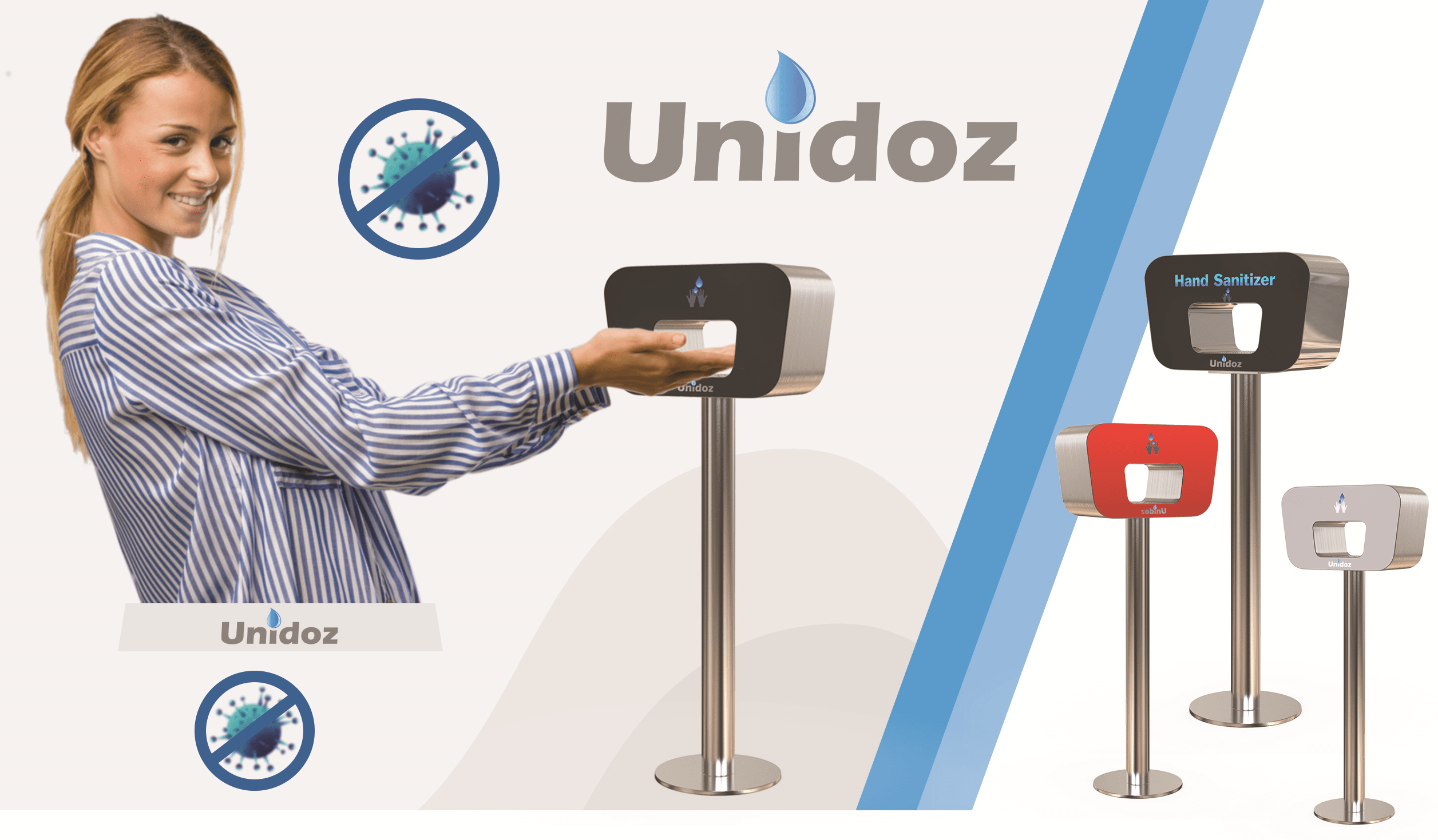 Dozownik do rąk Unisterin Unidoz min