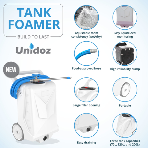 Tank Foamer 70L advantage