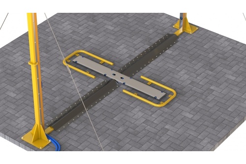 DISINFECTION CHANNEL for Biosecurity disinfection_gate_sprayer