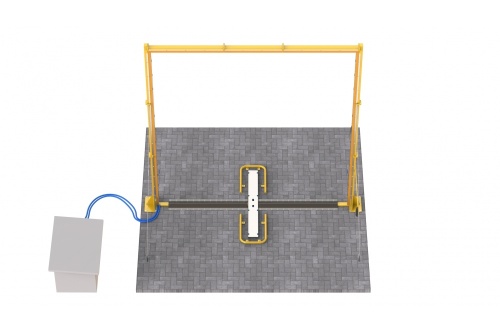 DISINFECTION CHANNEL for Biosecurity disinfection_gate_unidoz_2